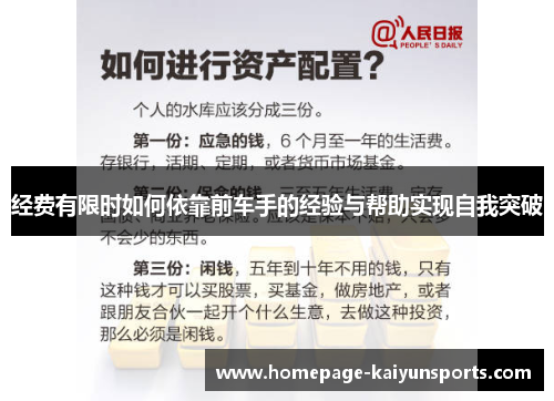 经费有限时如何依靠前车手的经验与帮助实现自我突破 经费有限时如何依靠前车手的经验与帮助实现自我突破
