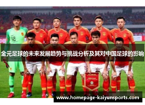 金元足球的未来发展趋势与挑战分析及其对中国足球的影响 金元足球的未来发展趋势与挑战分析及其对中国足球的影响