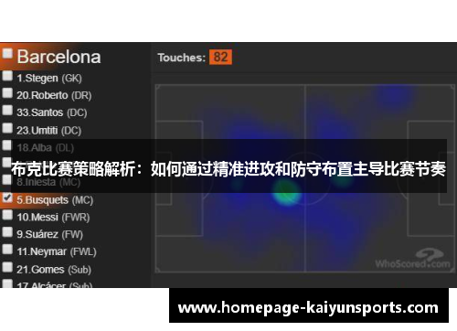 布克比赛策略解析：如何通过精准进攻和防守布置主导比赛节奏