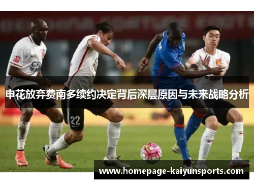 申花放弃费南多续约决定背后深层原因与未来战略分析